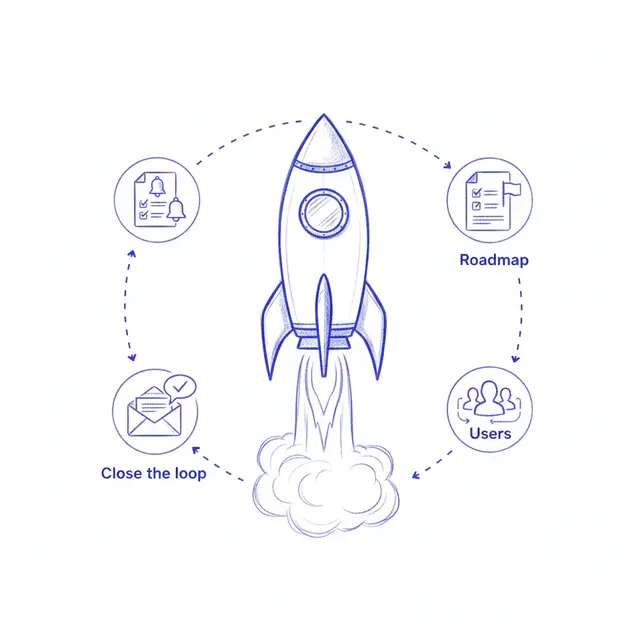 Step 3: FeatureShark roadmap and outcome metrics dashboard